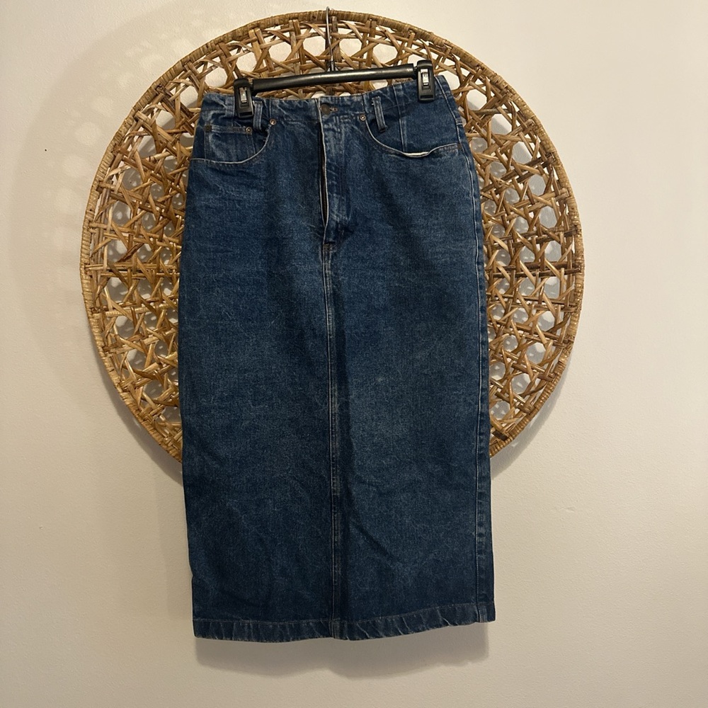 Vintage Gap midi denim skirt